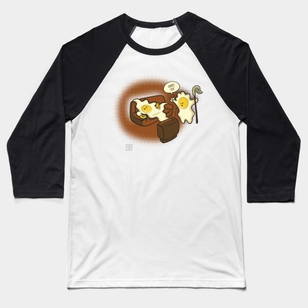 Lyin Egg Baseball T-Shirt by BITICOL